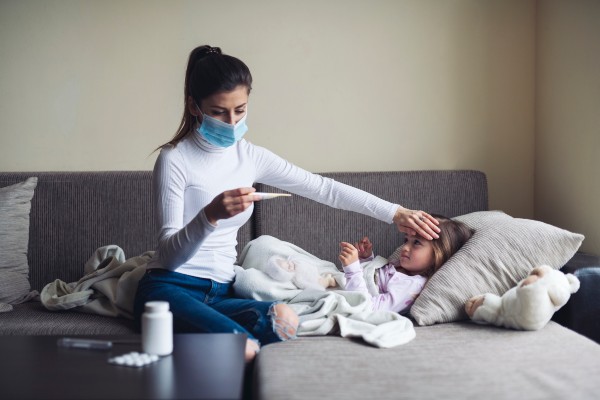 parent and child during coronavirus